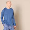 imageAmazon Essentials Mens LongSleeve QuickDry UPF 50 Swim TeeBlue