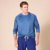 imageAmazon Essentials Mens LongSleeve QuickDry UPF 50 Swim TeeBlue