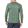 imageAmazon Essentials Mens LongSleeve QuickDry UPF 50 Swim TeeOlive Hibiscus Flower