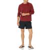 imageAmazon Essentials Mens LongSleeve QuickDry UPF 50 Swim TeeRed Heather