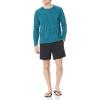 imageAmazon Essentials Mens LongSleeve QuickDry UPF 50 Swim TeeTeal Blue