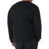 imageAmazon Essentials Mens LongSleeve Soft Touch Crewneck SweaterBlack