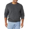 imageAmazon Essentials Mens LongSleeve Soft Touch Crewneck SweaterCharcoal Heather