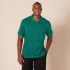 imageAmazon Essentials Mens Polo Shirts Short Sleeve SlimFit Cotton PiqueArmy Green