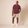 imageAmazon Essentials Mens Polo Shirts Short Sleeve SlimFit Cotton PiqueBurgundy