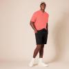 imageAmazon Essentials Mens Polo Shirts Short Sleeve SlimFit Cotton PiqueCoral Orange
