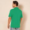 imageAmazon Essentials Mens Polo Shirts Short Sleeve SlimFit Cotton PiqueGreen