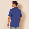 imageAmazon Essentials Mens Polo Shirts Short Sleeve SlimFit Cotton PiqueNavy