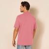 imageAmazon Essentials Mens Polo Shirts Short Sleeve SlimFit Cotton PiqueWashed Red