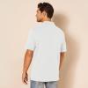 imageAmazon Essentials Mens Polo Shirts Short Sleeve SlimFit Cotton PiqueWhite