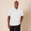 imageAmazon Essentials Mens Polo Shirts Short Sleeve SlimFit Cotton PiqueWhite