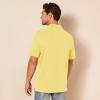 imageAmazon Essentials Mens Polo Shirts Short Sleeve SlimFit Cotton PiqueYellow