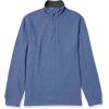 imageAmazon Essentials Mens QuarterZip French Rib Sweater Casual WearBlue Heather