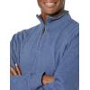 imageAmazon Essentials Mens QuarterZip French Rib Sweater Casual WearBlue Heather