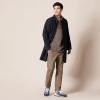 imageAmazon Essentials Mens QuarterZip French Rib Sweater Casual WearBrown Heather