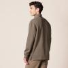 imageAmazon Essentials Mens QuarterZip French Rib Sweater Casual WearBrown Heather