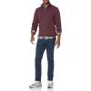 imageAmazon Essentials Mens QuarterZip French Rib Sweater Casual WearBurgundy Heather