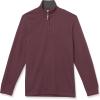 imageAmazon Essentials Mens QuarterZip French Rib Sweater Casual WearBurgundy Heather