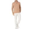 imageAmazon Essentials Mens QuarterZip French Rib Sweater Casual WearCamel Heather
