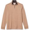 imageAmazon Essentials Mens QuarterZip French Rib Sweater Casual WearCamel Heather