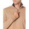 imageAmazon Essentials Mens QuarterZip French Rib Sweater Casual WearCamel Heather