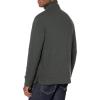 imageAmazon Essentials Mens QuarterZip French Rib Sweater Casual WearCharcoal Heather