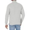imageAmazon Essentials Mens QuarterZip French Rib Sweater Casual WearLight Grey Heather