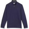 imageAmazon Essentials Mens QuarterZip French Rib Sweater Casual WearNavy