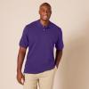 imageAmazon Essentials Mens RegularFit Cotton Pique Polo Shirt Available in Big ampamp TallDark Purple