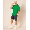 imageAmazon Essentials Mens RegularFit Cotton Pique Polo Shirt Available in Big ampamp TallGreen