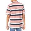 imageAmazon Essentials Mens RegularFit Cotton Pique Polo Shirt Available in Big ampamp TallPink Stripe