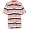 imageAmazon Essentials Mens RegularFit Cotton Pique Polo Shirt Available in Big ampamp TallPink Stripe
