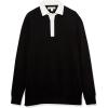 imageAmazon Essentials Mens Rugby SweaterBlack