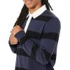 imageAmazon Essentials Mens Rugby SweaterDark Navy Stripe