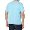 imageAmazon Essentials Mens ShortSleeve VNeck TShirts Pack of 2Aqua BlueLight Blue