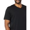 imageAmazon Essentials Mens ShortSleeve VNeck TShirts Pack of 2Black