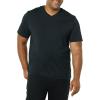 imageAmazon Essentials Mens ShortSleeve VNeck TShirts Pack of 2Black