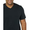 imageAmazon Essentials Mens ShortSleeve VNeck TShirts Pack of 2Black