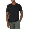imageAmazon Essentials Mens ShortSleeve VNeck TShirts Pack of 2Black
