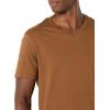 imageAmazon Essentials Mens ShortSleeve VNeck TShirts Pack of 2BlackBrown
