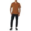 imageAmazon Essentials Mens ShortSleeve VNeck TShirts Pack of 2BlackBrown