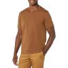 imageAmazon Essentials Mens ShortSleeve VNeck TShirts Pack of 2BlackBrown