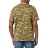 imageAmazon Essentials Mens ShortSleeve VNeck TShirts Pack of 2BlackCamo Print