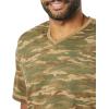 imageAmazon Essentials Mens ShortSleeve VNeck TShirts Pack of 2BlackCamo Print