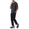 imageAmazon Essentials Mens ShortSleeve VNeck TShirts Pack of 2BlackCharcoal Heather