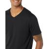 imageAmazon Essentials Mens ShortSleeve VNeck TShirts Pack of 2BlackDark Olive
