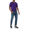 imageAmazon Essentials Mens ShortSleeve VNeck TShirts Pack of 2BlackDark Purple