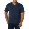 imageAmazon Essentials Mens ShortSleeve VNeck TShirts Pack of 2BlackNavy