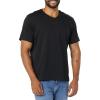 imageAmazon Essentials Mens ShortSleeve VNeck TShirts Pack of 2BlackNavy