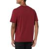 imageAmazon Essentials Mens ShortSleeve VNeck TShirts Pack of 2Charcoal HeatherBurgundy